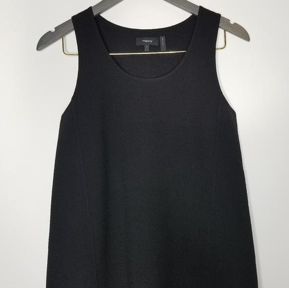 THEORY Kestel Virgin Wool Blend Sheath Mini Dress - Picture 4 of 12
